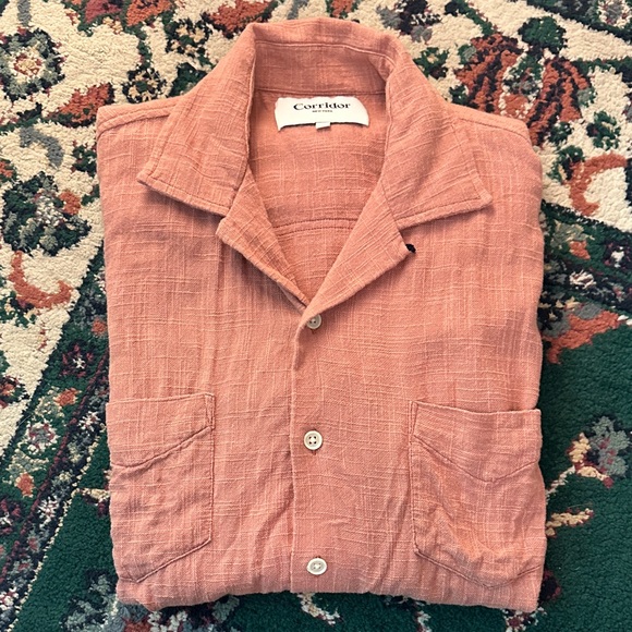 Corridor Super Slub Shirt - Dusty Rose - Picture 1 of 5